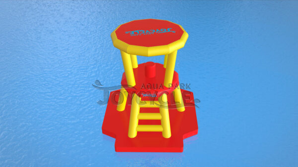 Floating Inflatable Aquapark Lifeguard Tower (2)