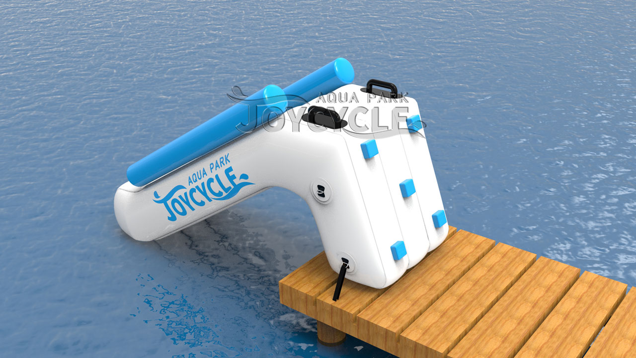 water slide for floating dock