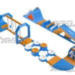 Commercial Small Outdoor Floating Inflatable Water Park JC-APS036