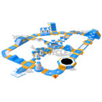 Medium Aquatic Inflatable Water Trampoline Park JC-APM071